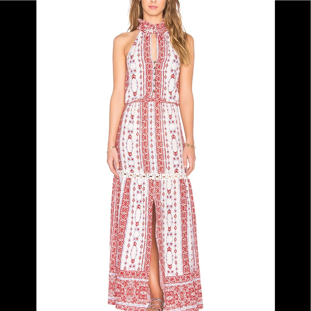 Saylor Anthropologie Anaya maxi dress small